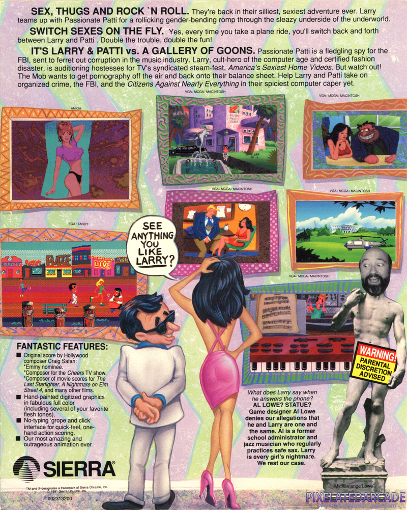 Leisure Suit Larry 5: Passionate Patti Does a Little Undercover Work Cover Art: Leisure Suit Larry 5: Passionate Patti Does a Little Undercover Work Cover Art: