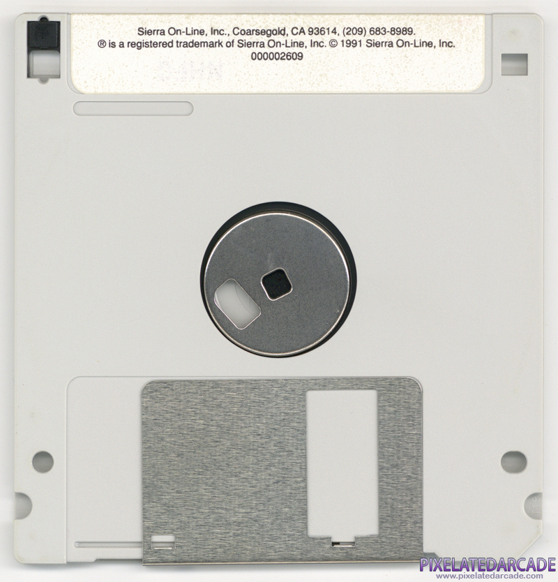 Leisure Suit Larry 5: Passionate Patti Does a Little Undercover Work Cover Art: Disk 1 of 8 - Back Leisure Suit Larry 5: Passionate Patti Does a Little Undercover Work Cover Art: Disk 1 of 8 - Back