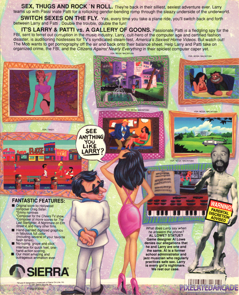 Leisure Suit Larry 5: Passionate Patti Does a Little Undercover Work Cover Art: Leisure Suit Larry 5: Passionate Patti Does a Little Undercover Work Cover Art: