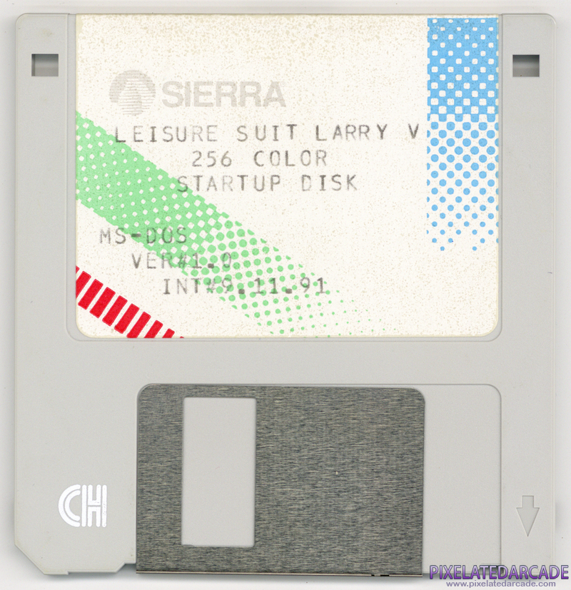 Leisure Suit Larry 5: Passionate Patti Does a Little Undercover Work Cover Art: Disk 1 of 8 - Front Leisure Suit Larry 5: Passionate Patti Does a Little Undercover Work Cover Art: Disk 1 of 8 - Front