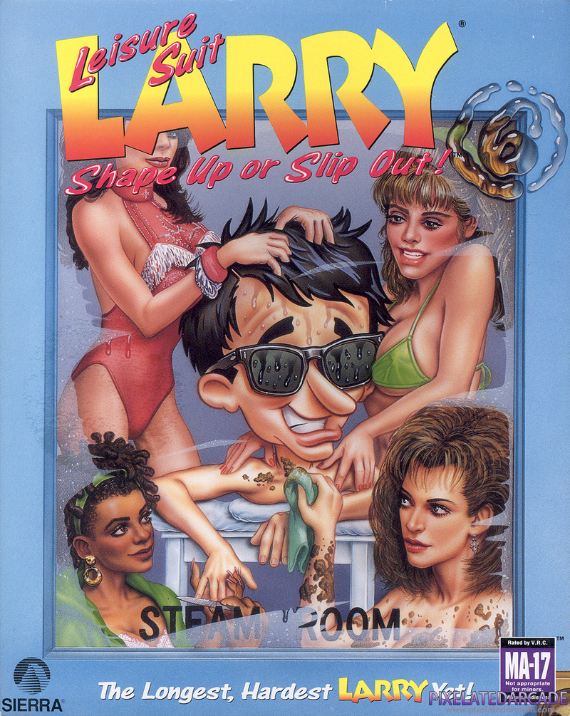 Leisure Suit Larry 6: Shape Up or Slip Out! Cover Art: 