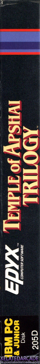 Temple of Apshai Trilogy Cover Art: Right Spine