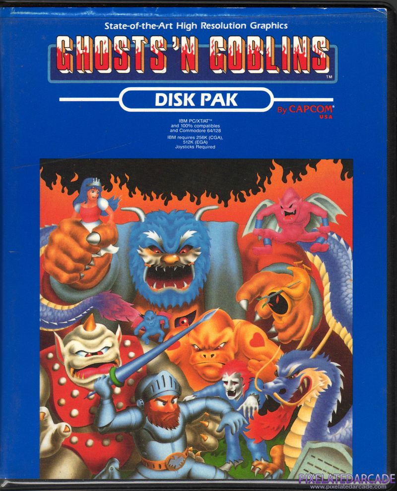 Ghosts 'N Goblins Cover Art: Ghosts 'N Goblins Cover Art: