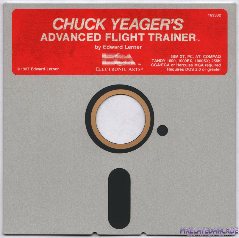 Chuck Yeager's Advanced Flight Simulator Cover Art: Chuck Yeager's Advanced Flight Simulator Cover Art: