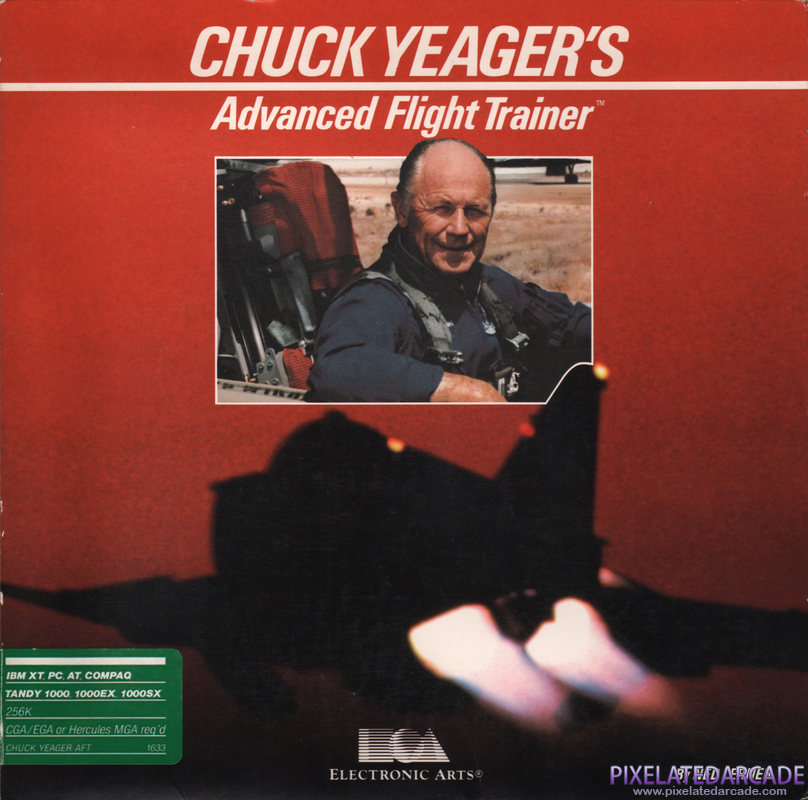 Chuck Yeager's Advanced Flight Simulator Cover Art: Chuck Yeager's Advanced Flight Simulator Cover Art: