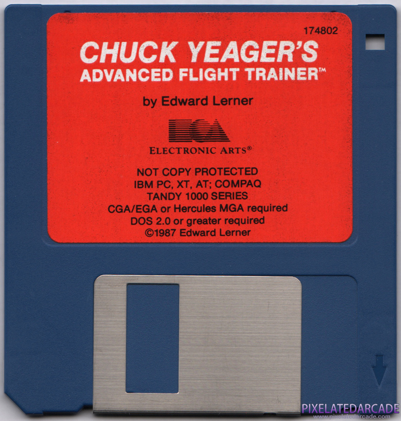 Chuck Yeager's Advanced Flight Simulator Cover Art: Chuck Yeager's Advanced Flight Simulator Cover Art: