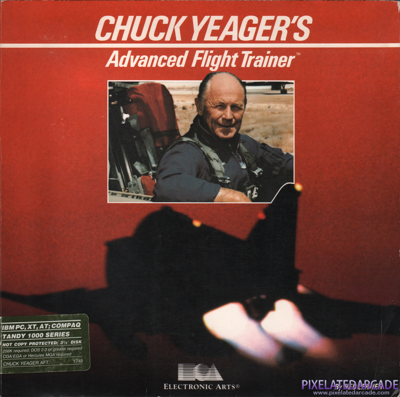 Chuck Yeager's Advanced Flight Simulator Cover Art: Chuck Yeager's Advanced Flight Simulator Cover Art: