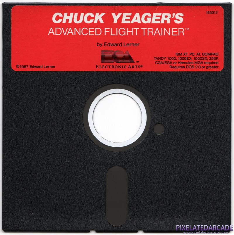 Chuck Yeager's Advanced Flight Simulator Cover Art: Chuck Yeager's Advanced Flight Simulator Cover Art: