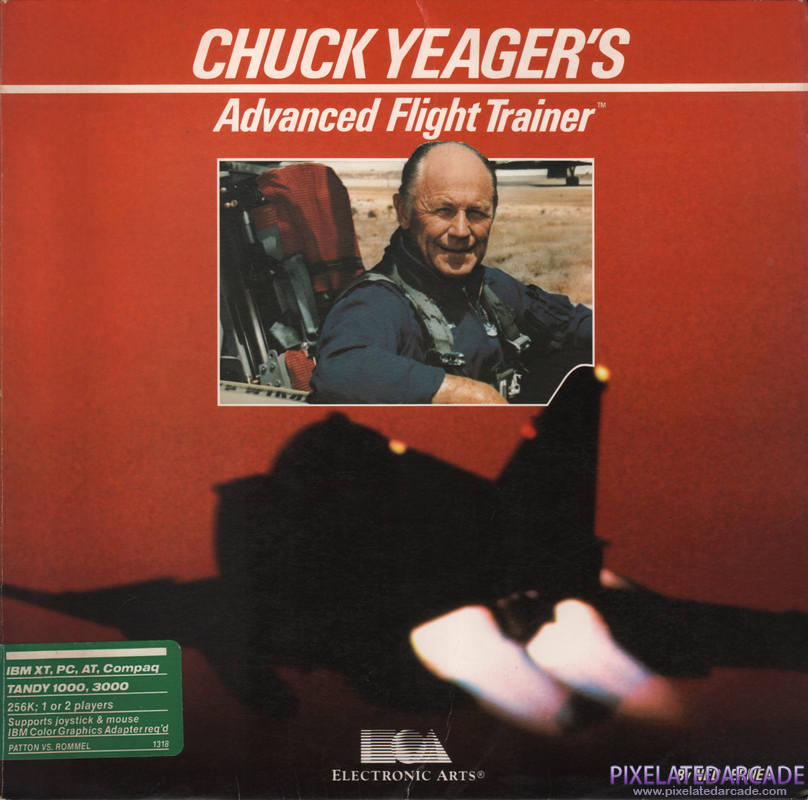 Chuck Yeager's Advanced Flight Simulator Cover Art: Chuck Yeager's Advanced Flight Simulator Cover Art: