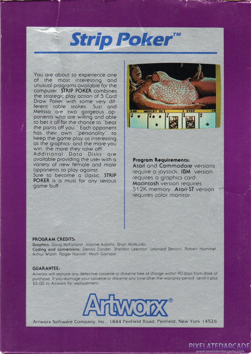 Strip Poker: A Sizzling Game of Chance Cover Art: 