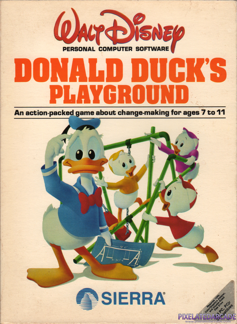 Donald Duck's Playground Cover Art: Donald Duck's Playground Cover Art: