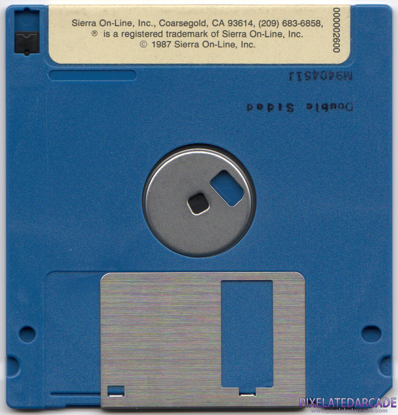 Police Quest 2: The Vengeance Cover Art: Disk 1 of 3 - Back Police Quest 2: The Vengeance Cover Art: Disk 1 of 3 - Back