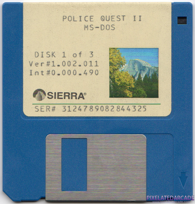 Police Quest 2: The Vengeance Cover Art: Disk 1 of 3 - Front Police Quest 2: The Vengeance Cover Art: Disk 1 of 3 - Front