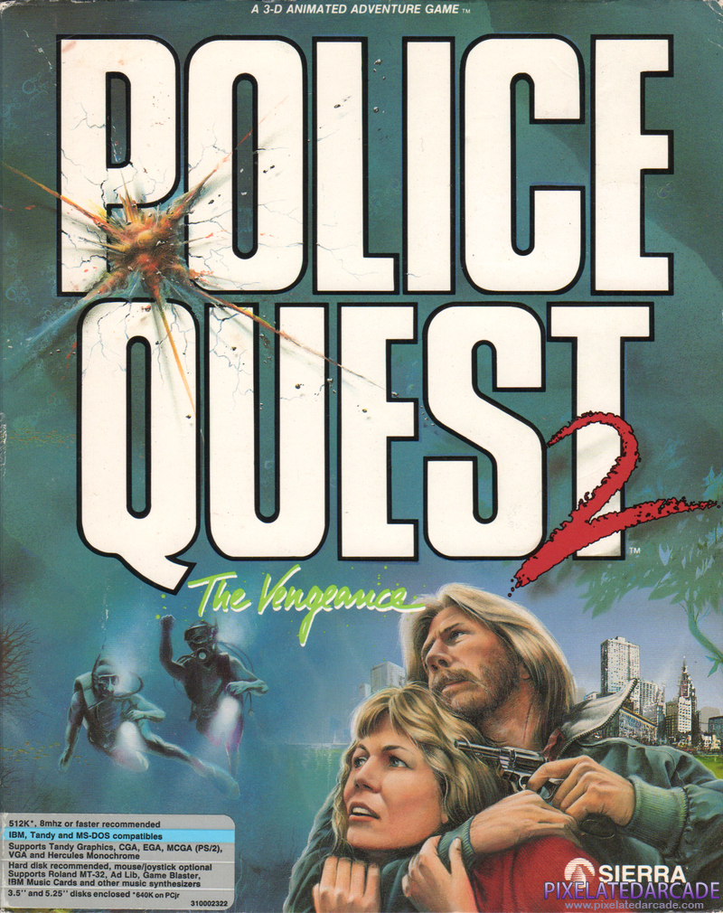 Police Quest 2: The Vengeance Cover Art: Police Quest 2: The Vengeance Cover Art: