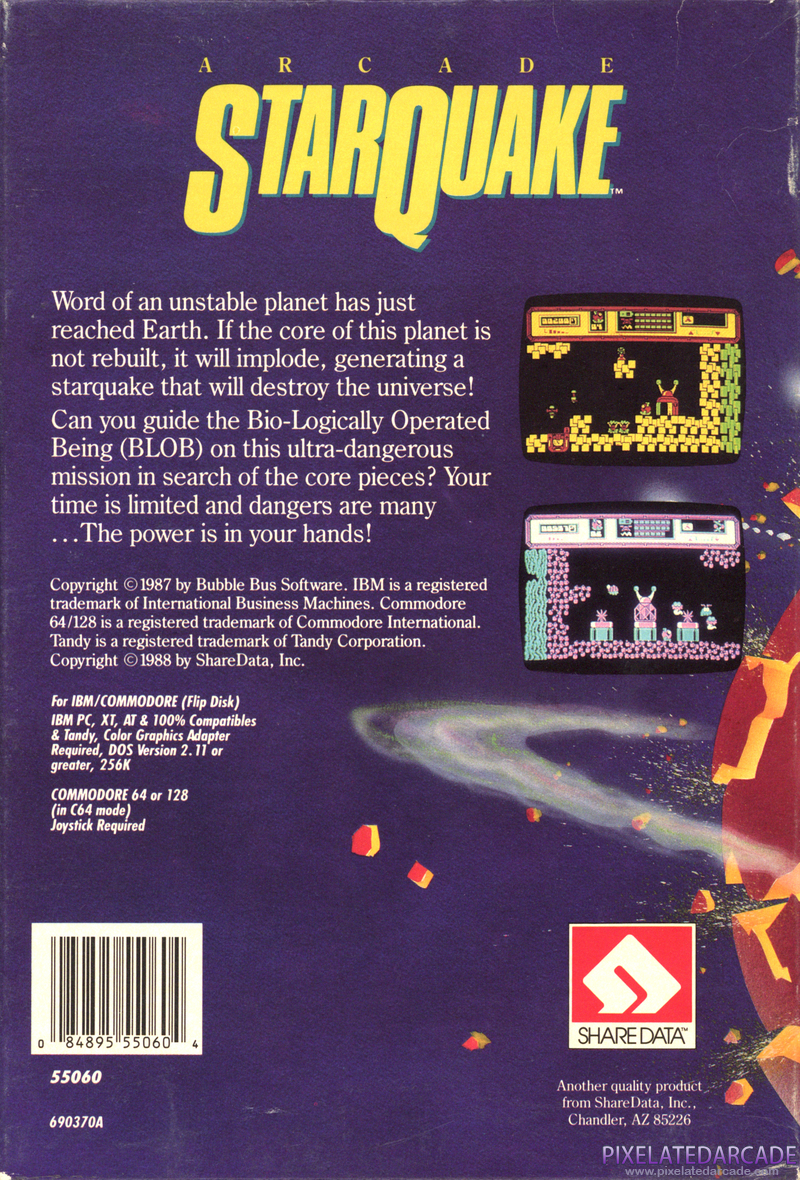 Starquake Cover Art: 