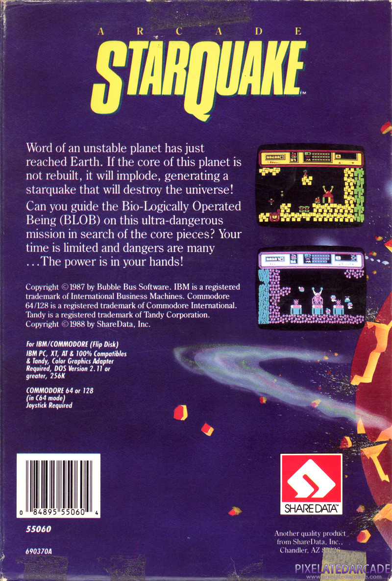 Starquake Cover Art: Starquake Cover Art: