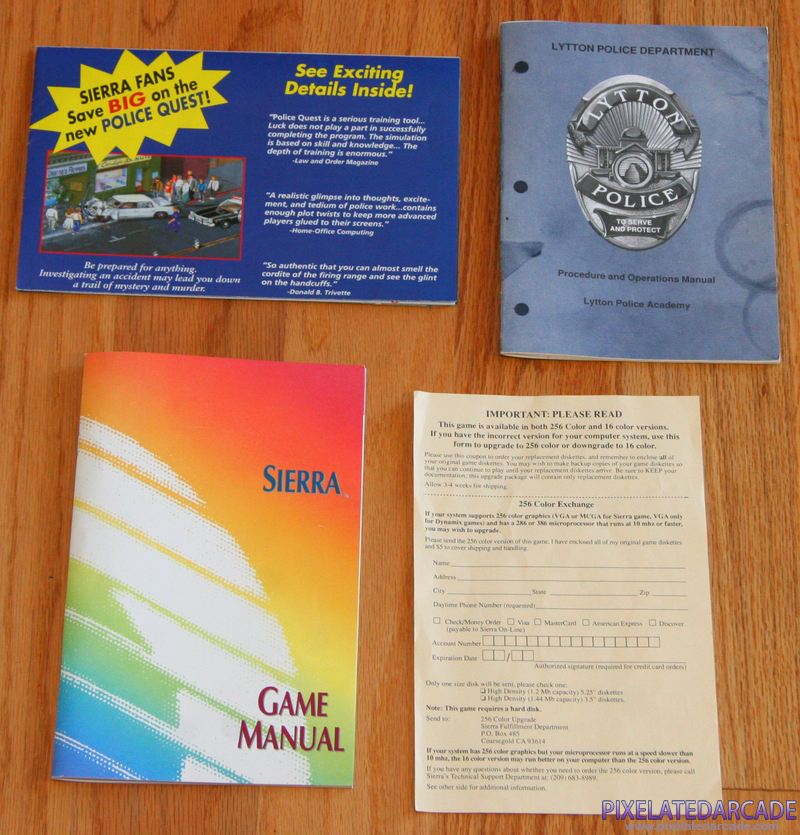 Police Quest 3: The Kindred Cover Art: Police Quest 3 documentation Police Quest 3: The Kindred Cover Art: Police Quest 3 documentation