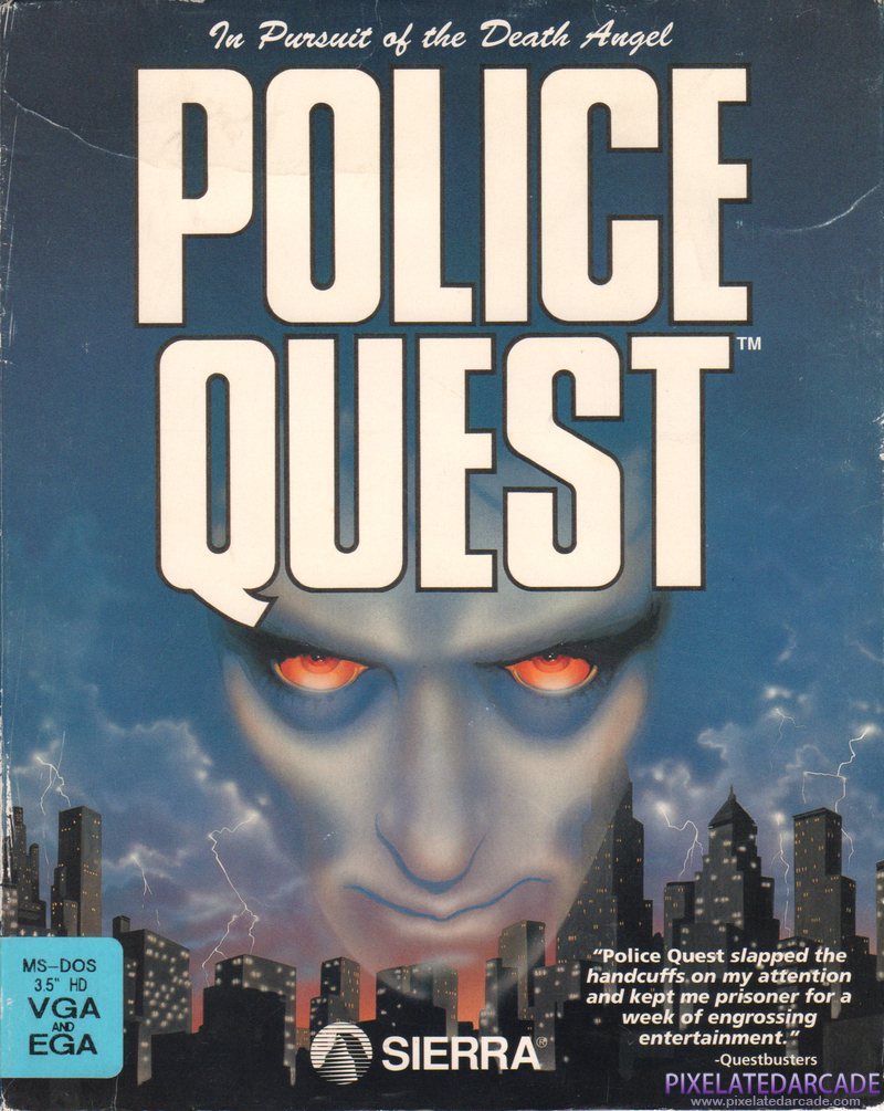 Police Quest: In Pursuit of the Death Angel Cover Art: Police Quest: In Pursuit of the Death Angel Cover Art: