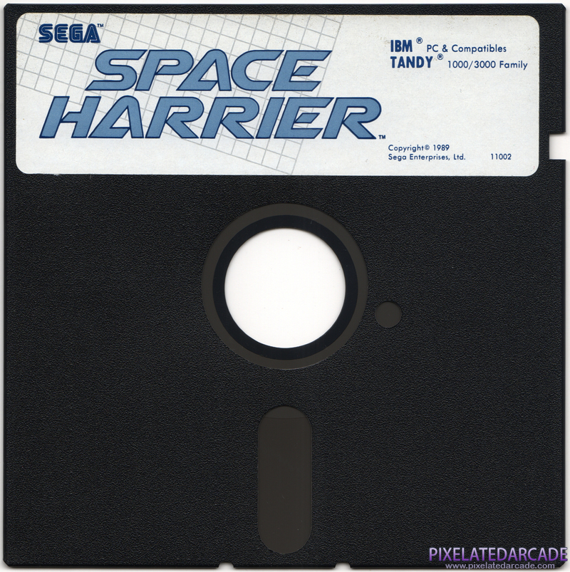 Space Harrier Cover Art: Disk 1 of 2 Space Harrier Cover Art: Disk 1 of 2