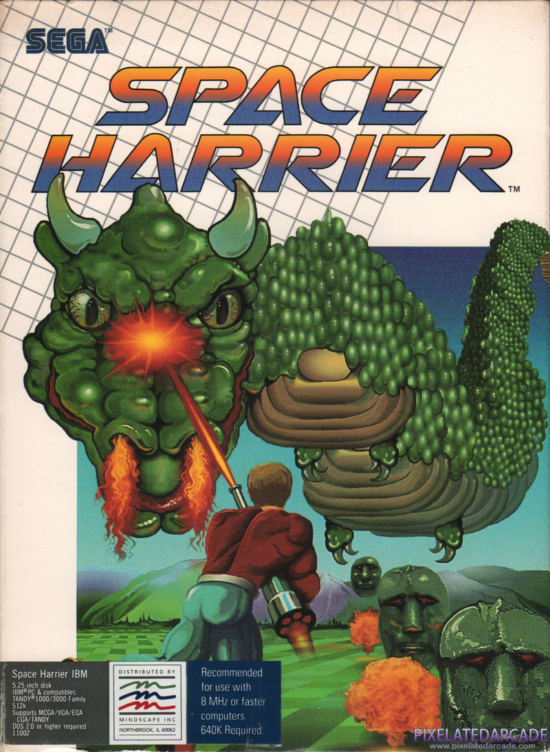 Space Harrier Cover Art: Space Harrier Cover Art: