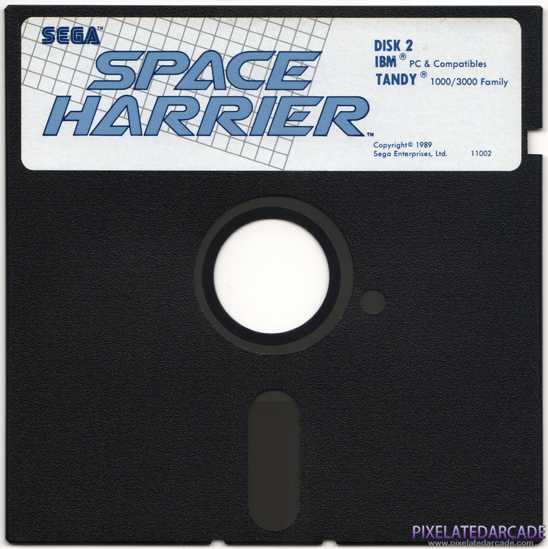 Space Harrier Cover Art: Disk 2 of 2 Space Harrier Cover Art: Disk 2 of 2
