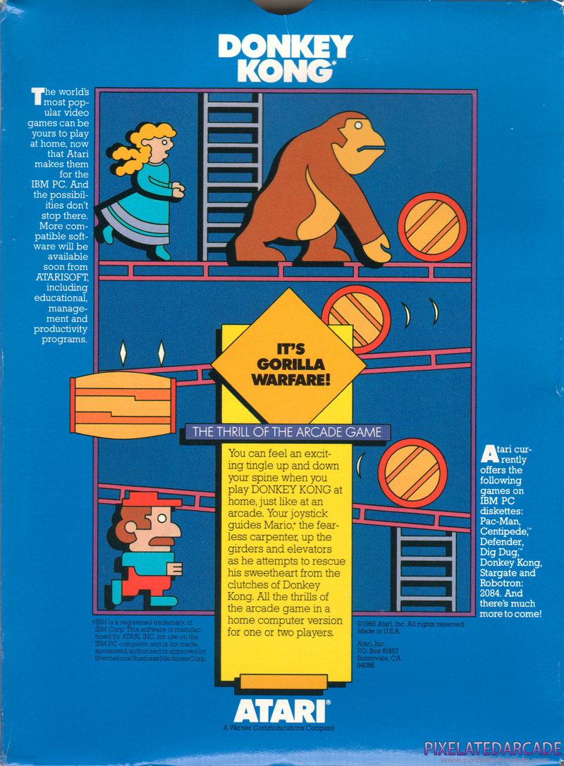 Donkey Kong Cover Art: Donkey Kong Cover Art: