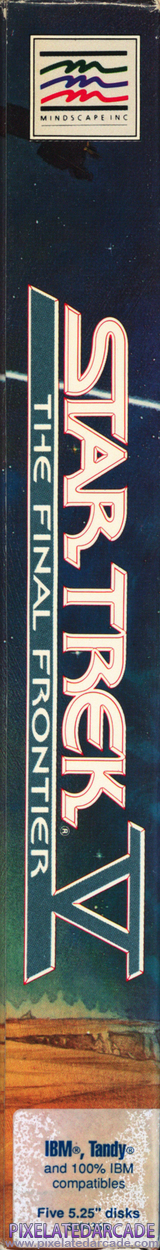 Star Trek V: The Final Frontier Cover Art: Left Spine