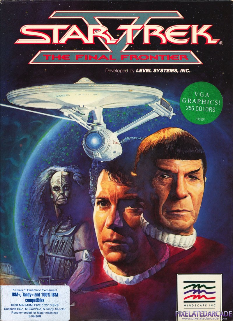 Star Trek V: The Final Frontier Cover Art: 
