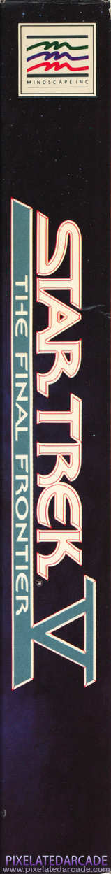 Star Trek V: The Final Frontier Cover Art: Right Spine