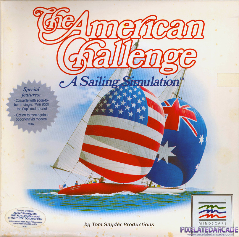 American Challenge: A Sailing Simulation, The Cover Art: 