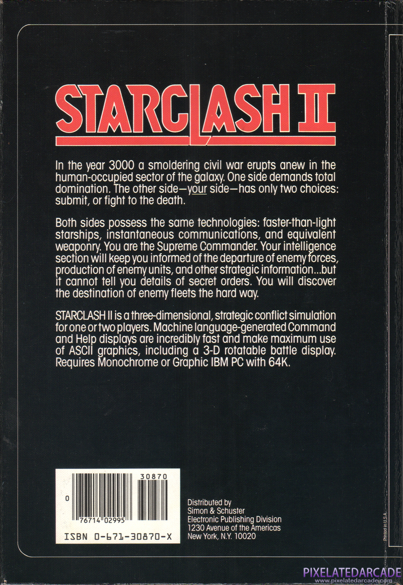 Starclash II Cover Art: 