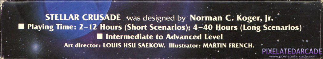 Stellar Crusade Cover Art: Top Spine Stellar Crusade Cover Art: Top Spine