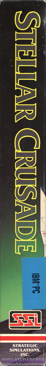 Stellar Crusade Cover Art: Left Spine