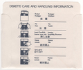 Disk Sleeve - Back