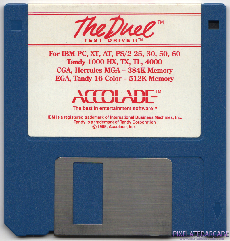 Duel: Test Drive II, The Cover Art: Front Duel: Test Drive II, The Cover Art: Front