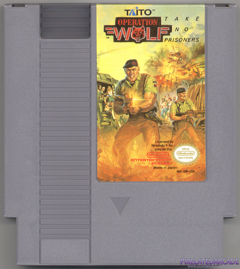 Operation Wolf Cover Art: Front Operation Wolf Cover Art: Front