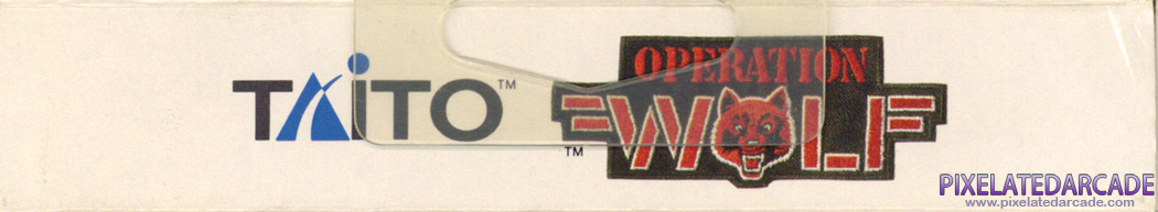 Operation Wolf Cover Art: Top Spine Operation Wolf Cover Art: Top Spine