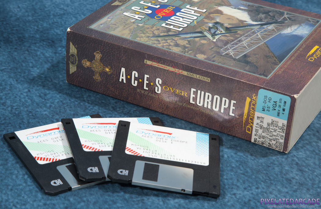 Aces Over Europe Cover Art: Box and Media Aces Over Europe Cover Art: Box and Media