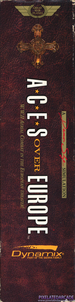 Aces Over Europe Cover Art: Right Spine Aces Over Europe Cover Art: Right Spine