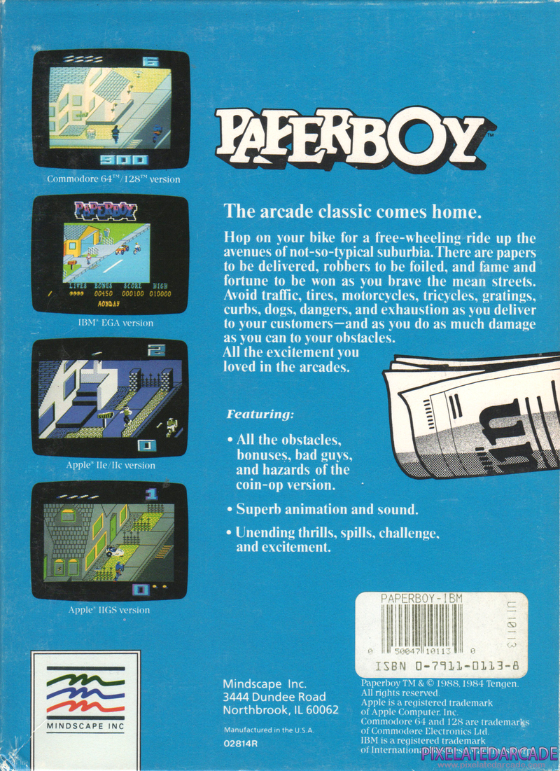 Paperboy Cover Art: Paperboy Cover Art: