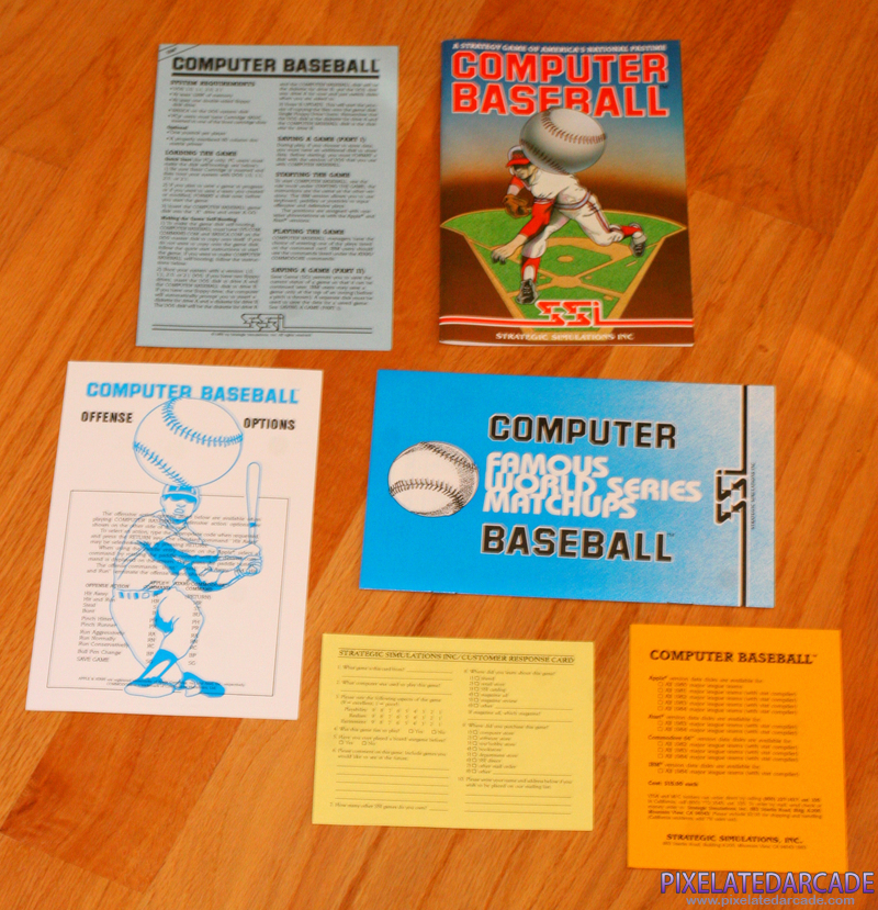 Computer Baseball Cover Art: Documentation Computer Baseball Cover Art: Documentation