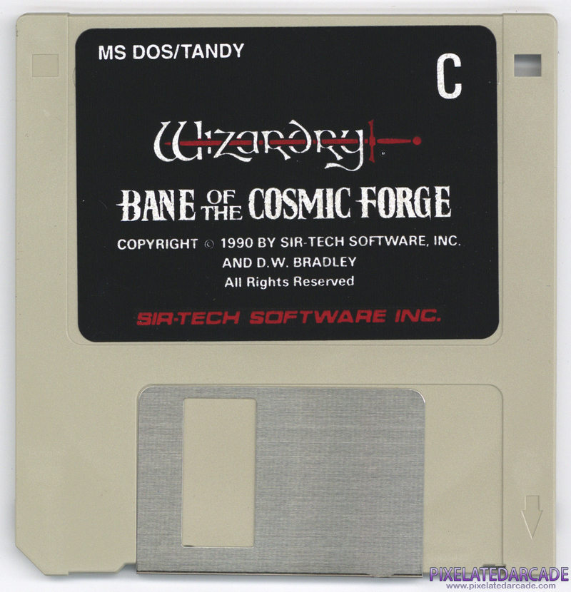 Wizardry: Bane of the Cosmic Forge Cover Art: Disk 3 of 3