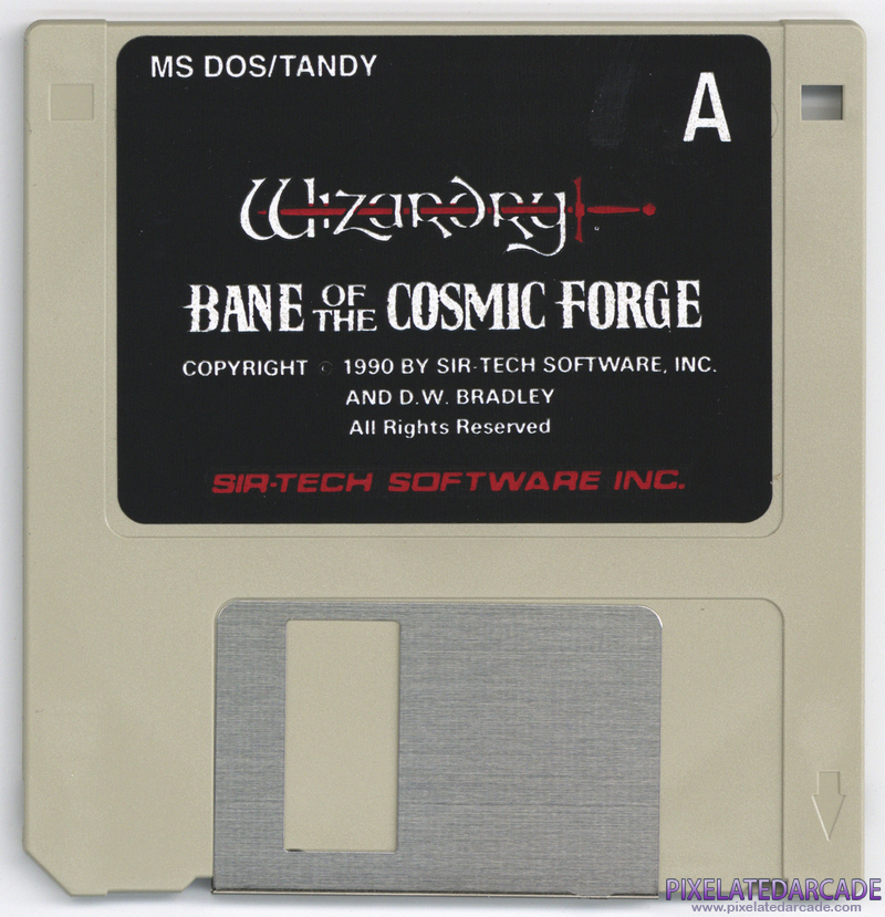 Wizardry: Bane of the Cosmic Forge Cover Art: Disk 1 of 3