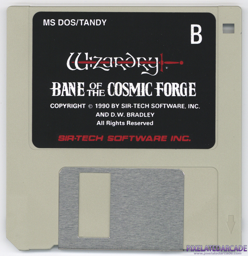 Wizardry: Bane of the Cosmic Forge Cover Art: Disk 2 of 3