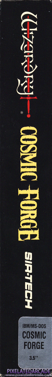 Wizardry: Bane of the Cosmic Forge Cover Art: Left Spine Wizardry: Bane of the Cosmic Forge Cover Art: Left Spine
