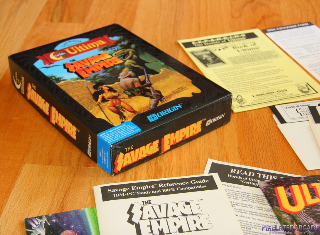 Worlds of Ultima: The Savage Empire Cover Art: Worlds of Ultima: The Savage Empire Cover Art: