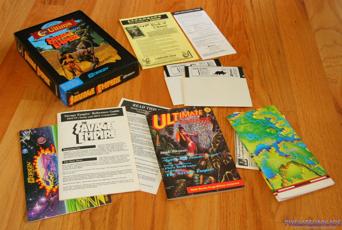 Worlds of Ultima: The Savage Empire Cover Art: Worlds of Ultima: The Savage Empire Cover Art: