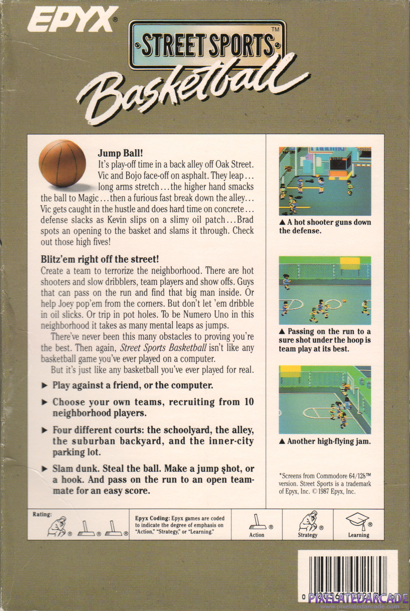 Street Sports Basketball Cover Art: 