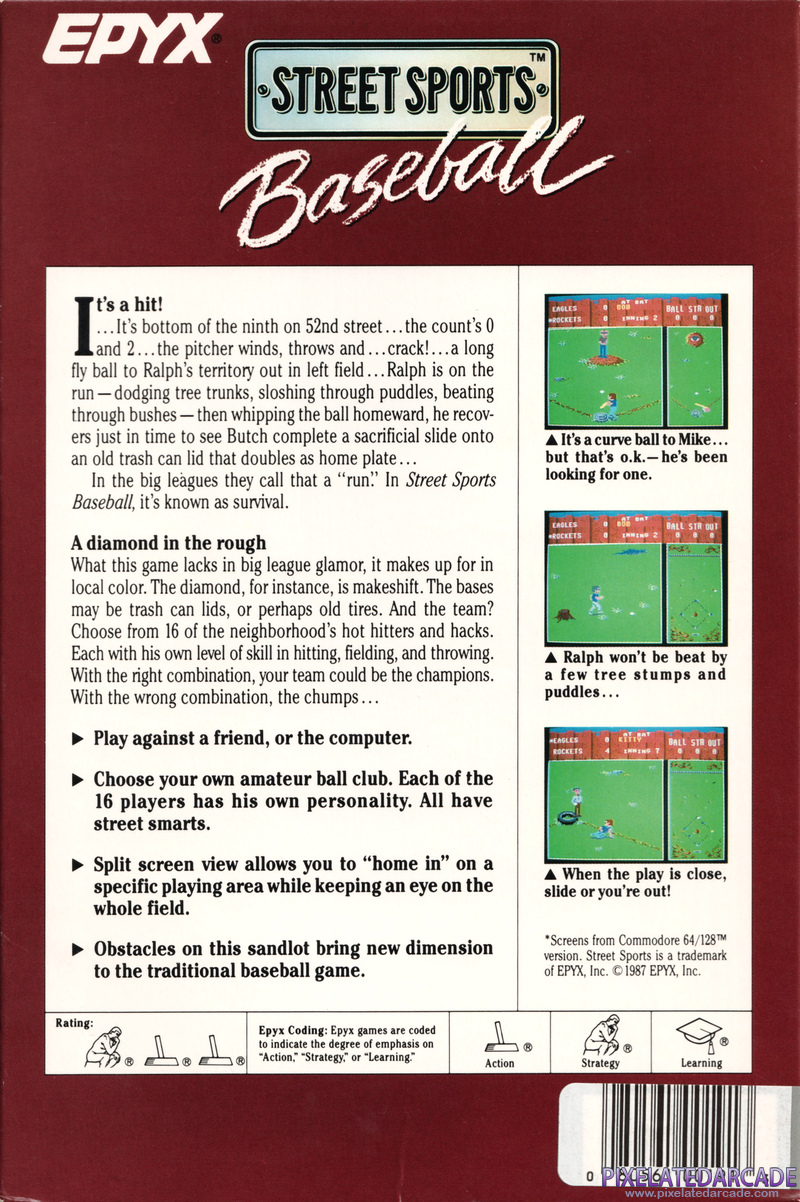 Street Sports Baseball Cover Art: 