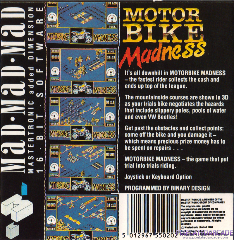 Motorbike Madness Cover Art: Motorbike Madness Cover Art: